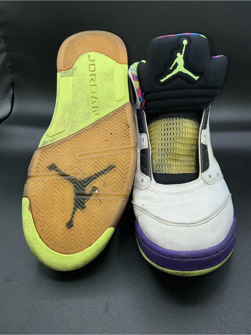 Jordan Air Jordan 5 Retro Alternate Bel-Air 2020 White/Purple DB3335-100 (US 10)